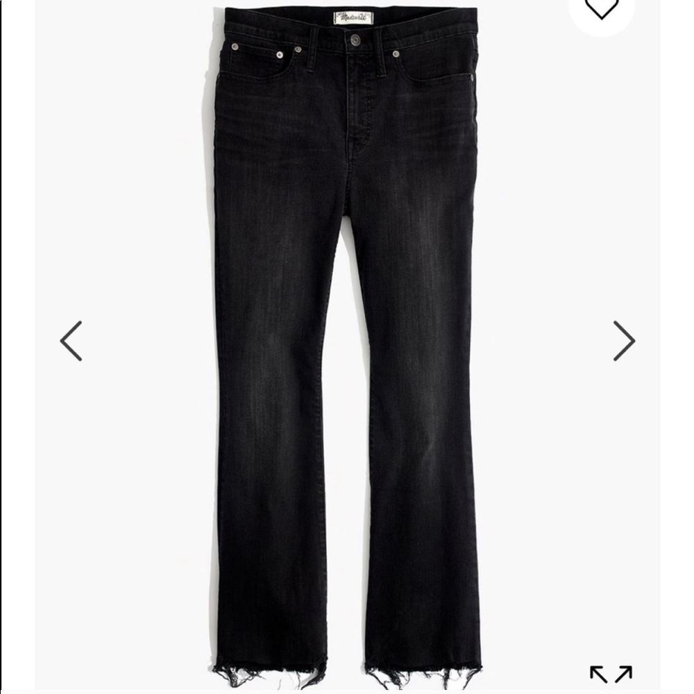 Madewell Gray Cali Demi Boot with Rip Under Butt